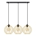 Chandelier on a string MERCURE 3xE27/15W/230V gold/black