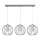 Chandelier on a string MERCURE 3xE27/15W/230V grey