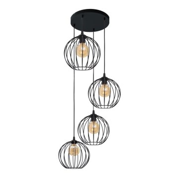 Chandelier on a string MERCURE 4xE27/15W/230V