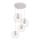 Chandelier on a string MERCURE 4xE27/15W/230V white
