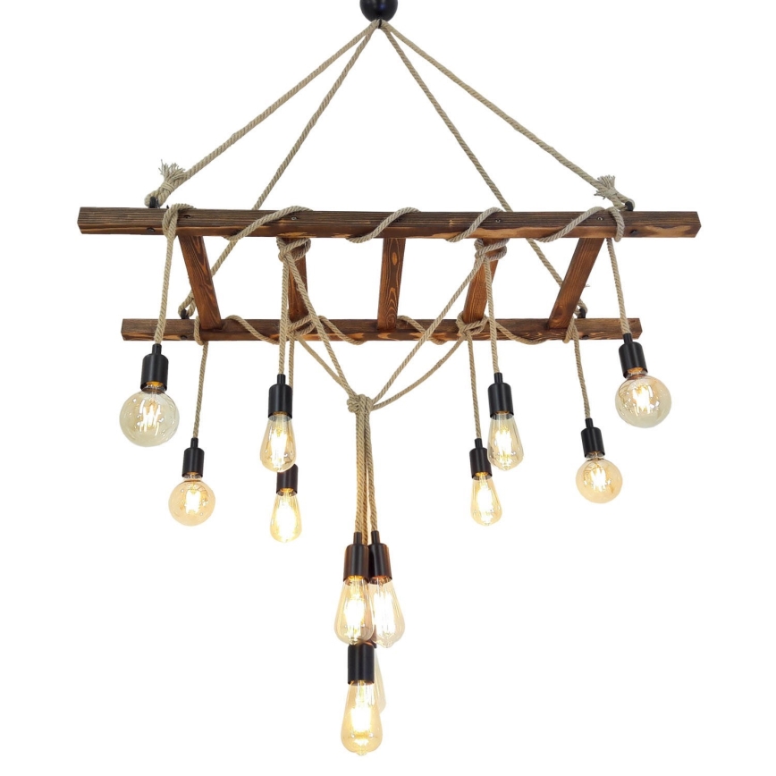 Chandelier on a string MERDIVEN 12xE27/40W/230V