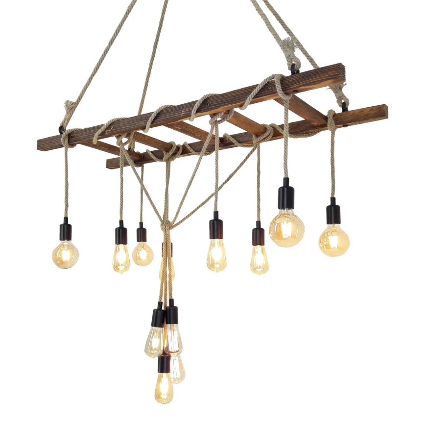 Chandelier on a string MERDIVEN 12xE27/40W/230V