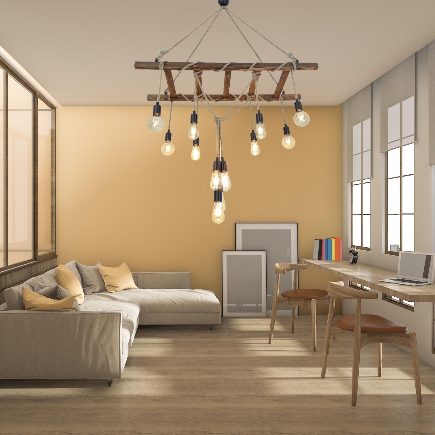 Chandelier on a string MERDIVEN 12xE27/40W/230V