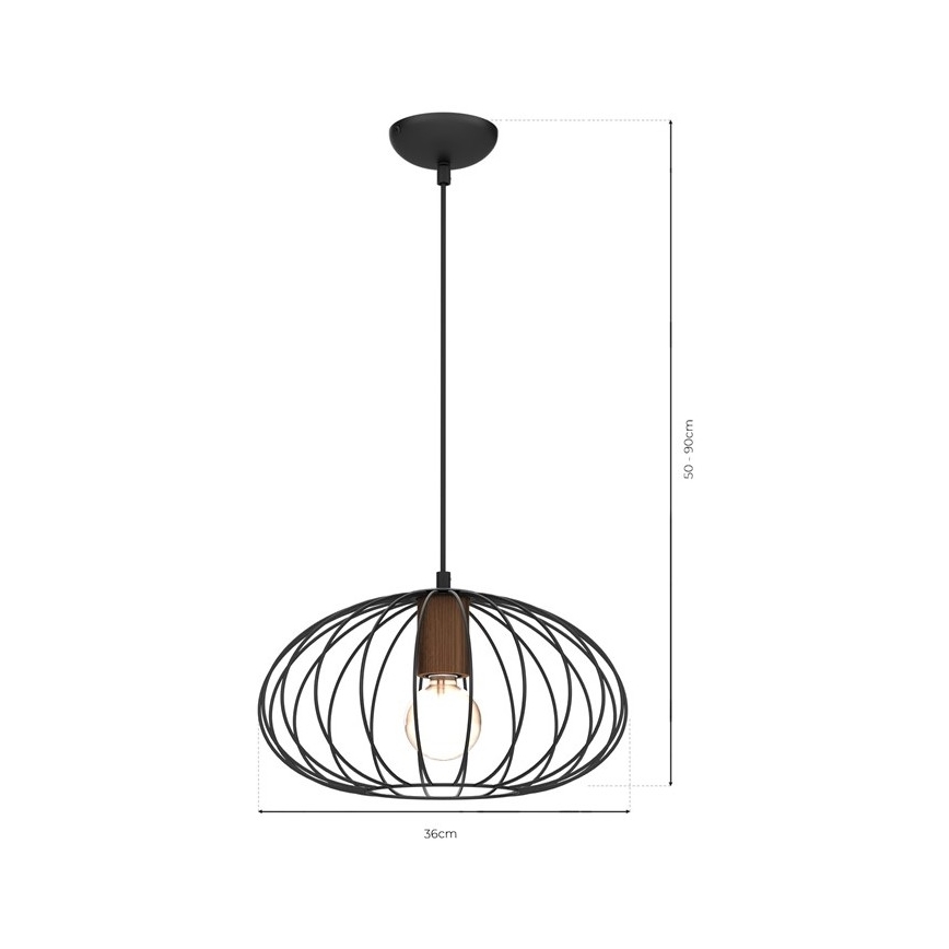 Chandelier on a string MERIDIANO 1xE27/60W/230V