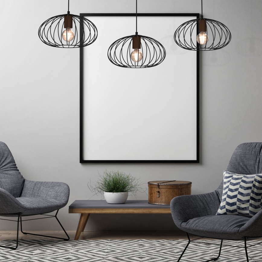 Chandelier on a string MERIDIANO 3xE27/60W/230V