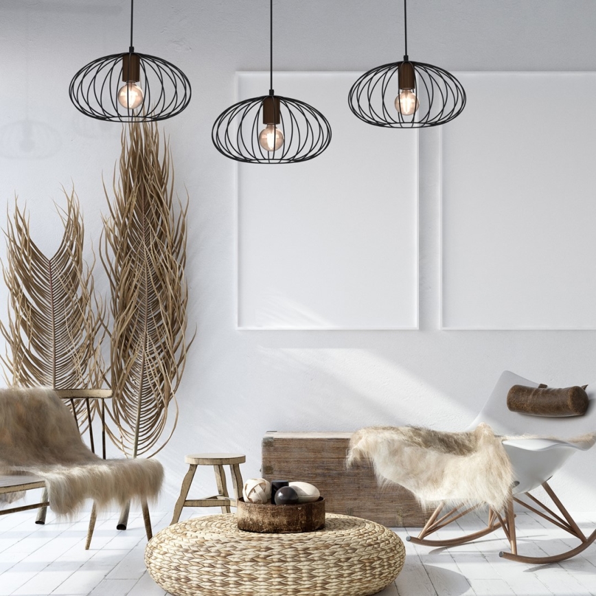 Chandelier on a string MERIDIANO 3xE27/60W/230V