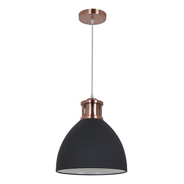Chandelier on a string METAL 1xE27/15W/230V copper/black