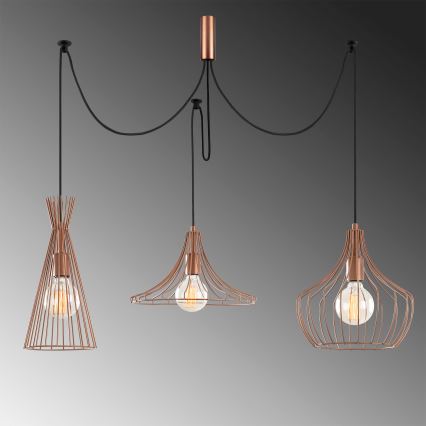 Chandelier on a string MEZOPOTAMYA 3xE27/40W/230V spider