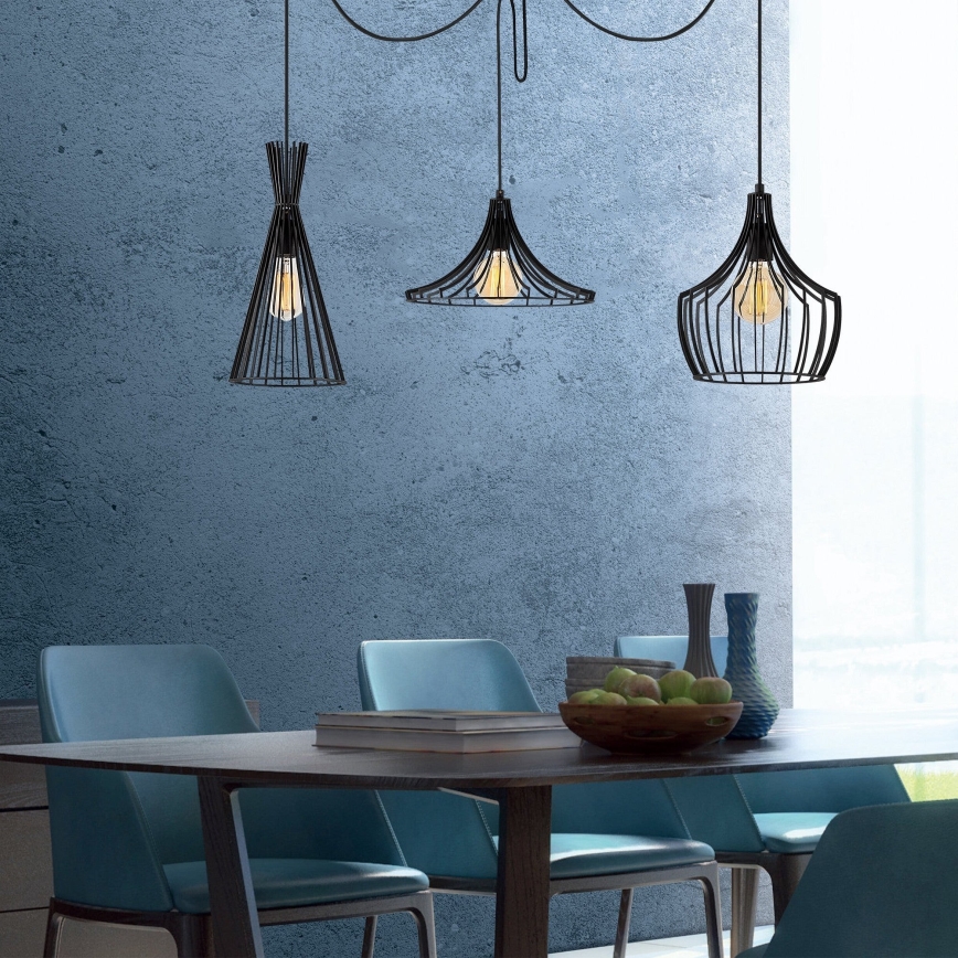 Chandelier on a string MEZOPOTAMYA 3xE27/40W/230V spider