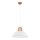 Chandelier on a string MIGOT 1xE27/15W/230V beige/gold