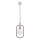 Chandelier on a string MIKI 1xE14/10W/230V black/beige