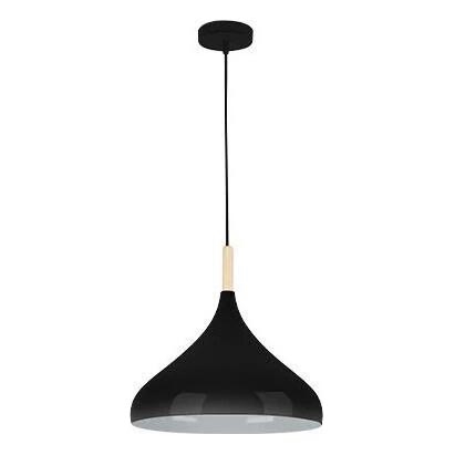 Chandelier on a string MIKO 1xE27/60W/230V d. 32 cm black