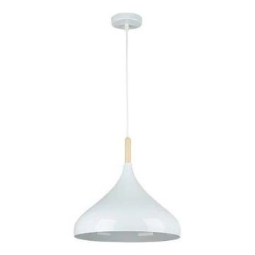 Chandelier on a string MIKO 1xE27/60W/230V d. 32 cm white