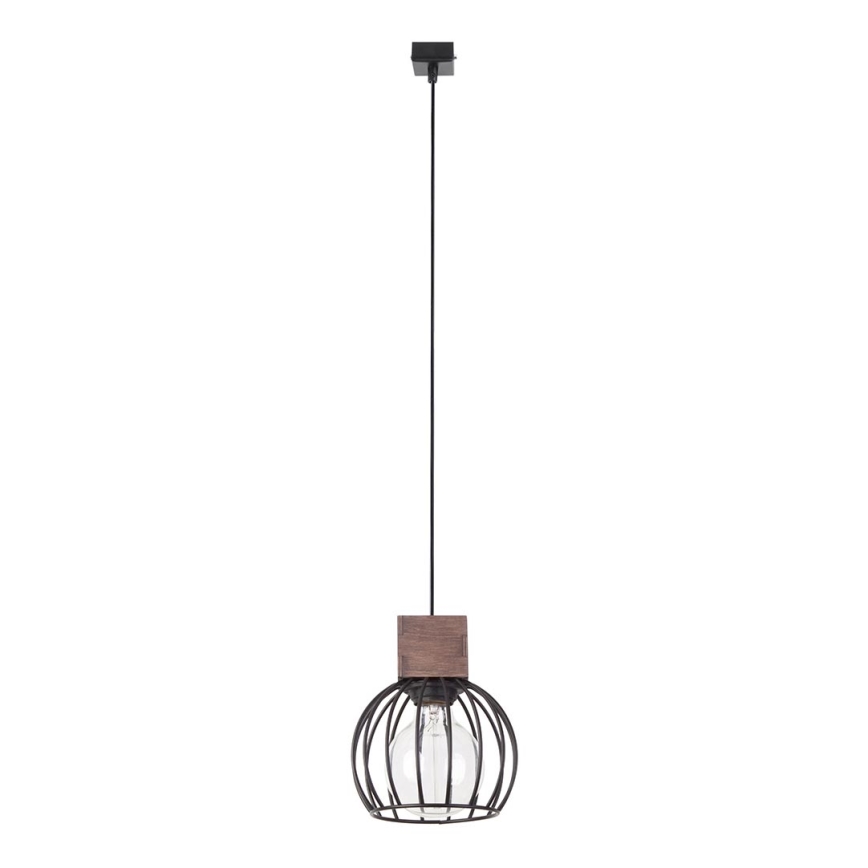 Chandelier on a string MILAN 1xE27/60W/230V wood