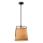 Chandelier on a string MILBURY 1xE27/40W/230V brown