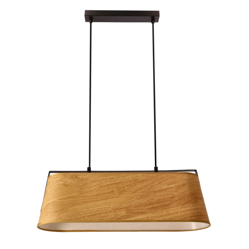 Chandelier on a string MILBURY 2xE27/40W/230V brown