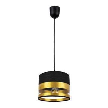 Chandelier on a string MILO 1xE27/60W/230V golden/black