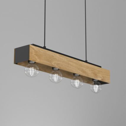 Chandelier on a string MILUZA 4xE27/15W/230V
