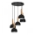 Chandelier on a string MISSI 5xE27/60W/230V black