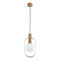 Chandelier on a string MODI 1xE14/10W/230V gold/beige