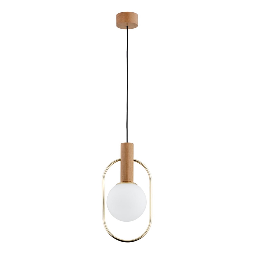 Chandelier on a string MODI 1xE14/10W/230V gold/beige