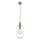 Chandelier on a string MODI 1xE14/10W/230V gold/beige