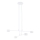 Chandelier on a string MODUS 4xGX53/10W/230V white