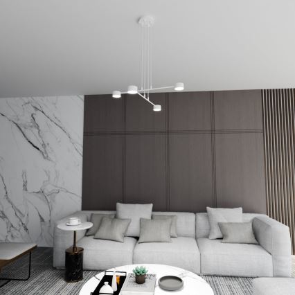Chandelier on a string MODUS 4xGX53/10W/230V white