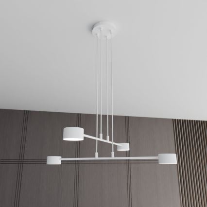 Chandelier on a string MODUS 4xGX53/10W/230V white
