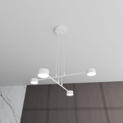 Chandelier on a string MODUS 4xGX53/10W/230V white