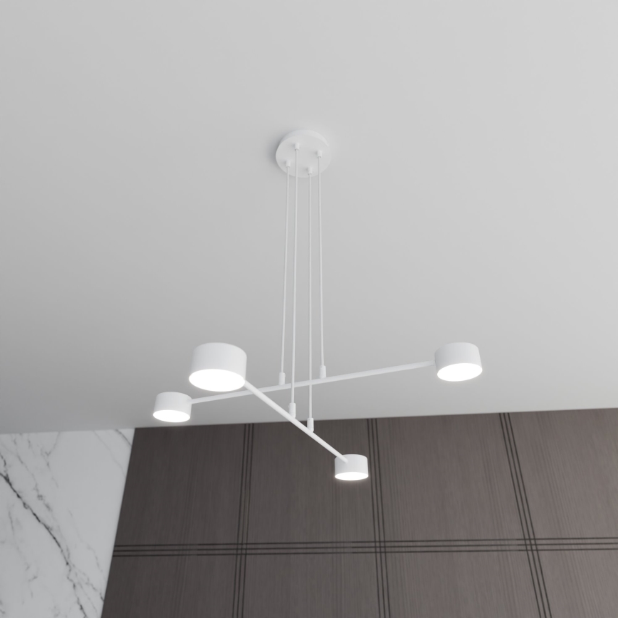 Chandelier on a string MODUS 4xGX53/10W/230V white