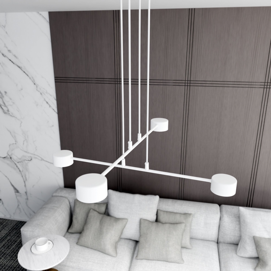 Chandelier on a string MODUS 4xGX53/10W/230V white