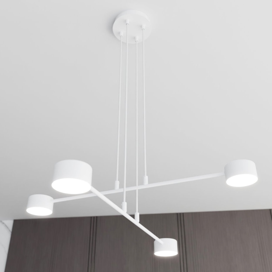 Chandelier on a string MODUS 4xGX53/10W/230V white