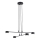 Chandelier on a string MODUS 4xGX53/12W/230V black