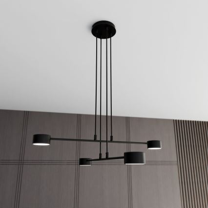 Chandelier on a string MODUS 4xGX53/12W/230V black
