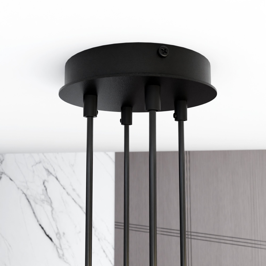 Chandelier on a string MODUS 4xGX53/12W/230V black