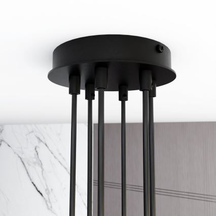 Chandelier on a string MODUS 6xGX53/10W/230V black