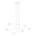 Chandelier on a string MODUS 6xGX53/10W/230V white