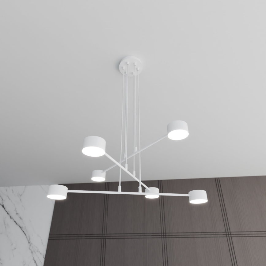 Chandelier on a string MODUS 6xGX53/10W/230V white