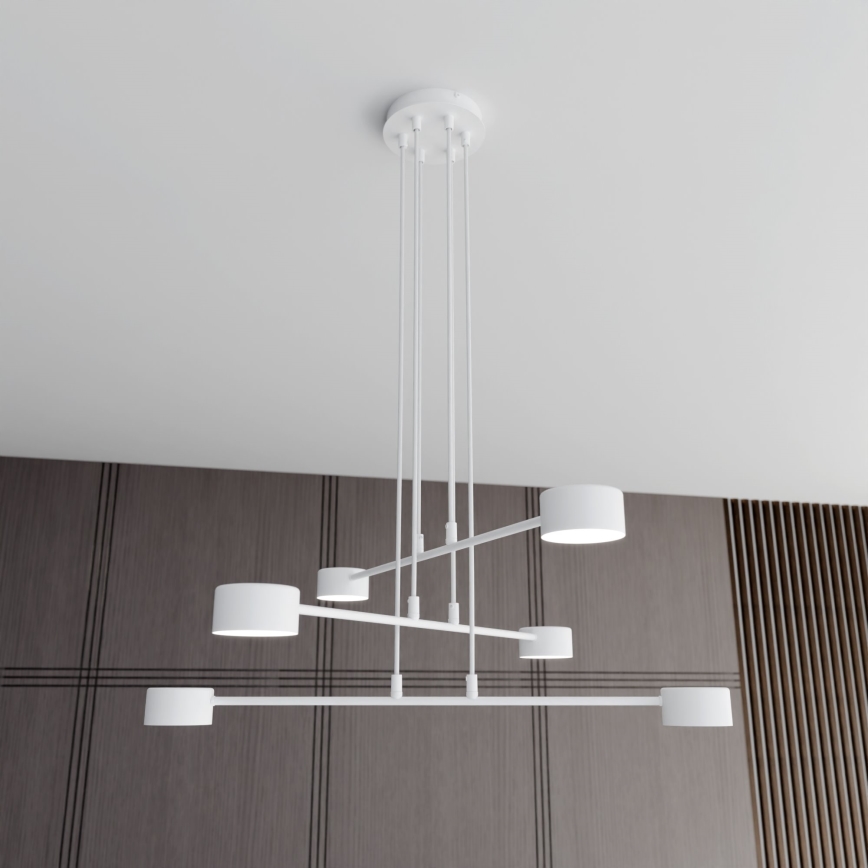 Chandelier on a string MODUS 6xGX53/10W/230V white