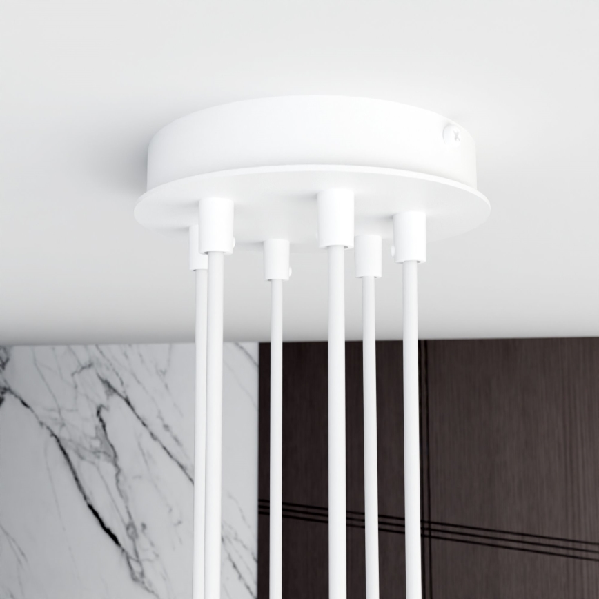 Chandelier on a string MODUS 6xGX53/10W/230V white