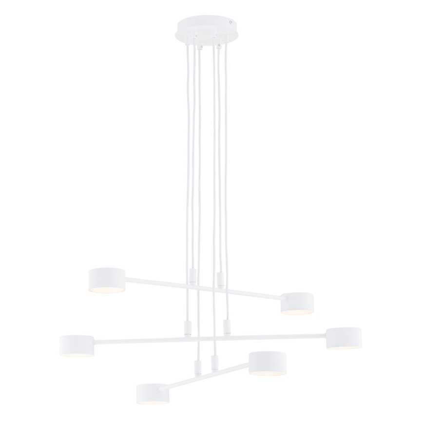 Chandelier on a string MODUS 6xGX53/10W/230V white