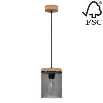 Chandelier on a string MONSUN 1xE27/60W/230V pine - FSC certified