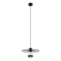 Chandelier on a string MONTANA 1xE27/15W/230V d. 30 cm black