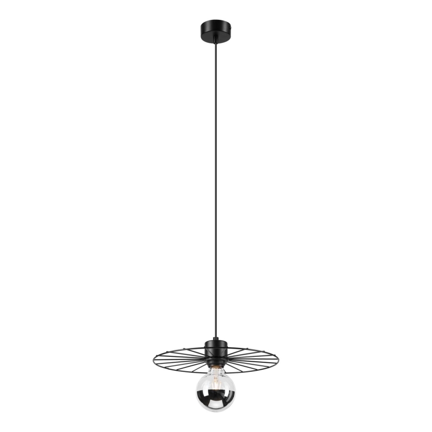 Chandelier on a string MONTANA 1xE27/15W/230V d. 30 cm black