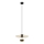 Chandelier on a string MONTANA 1xE27/15W/230V d. 30 cm gold/black