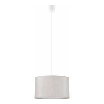 Chandelier on a string MONTE 1xE27/60W/230V silver