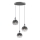 Chandelier on a string MONTE 3xE27/60W/230V matte chrome