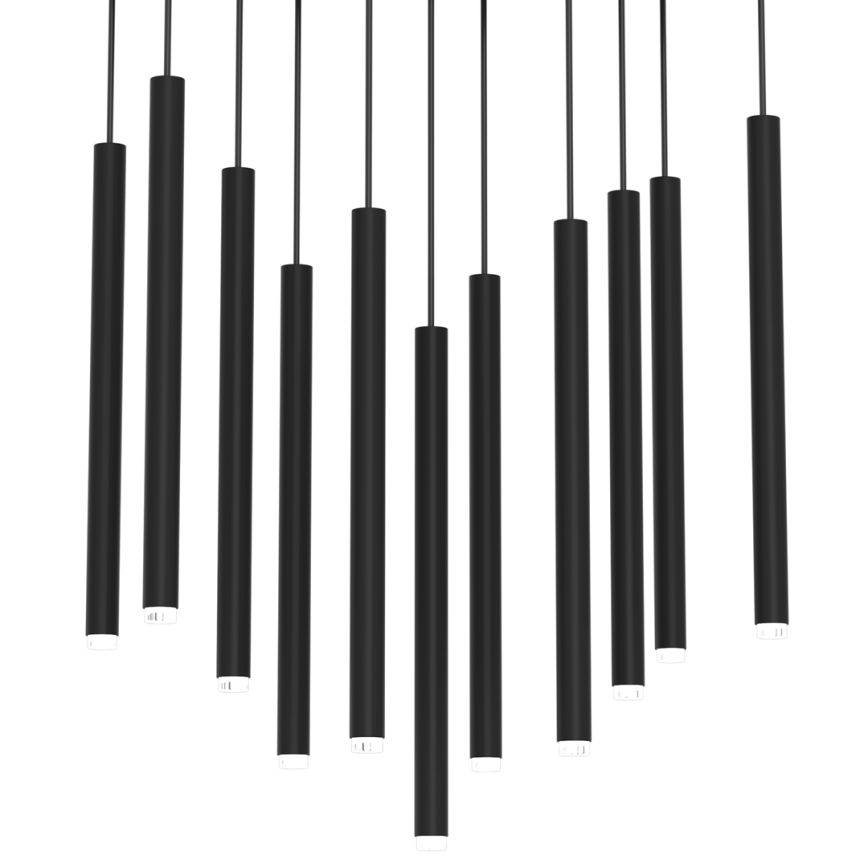 Chandelier on a string MONZA 11xG9/8W/230V black