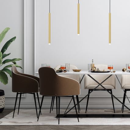 Chandelier on a string MONZA 1xG9/8W/230V gold